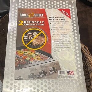 Reusable Barbecue Sheets - Silver